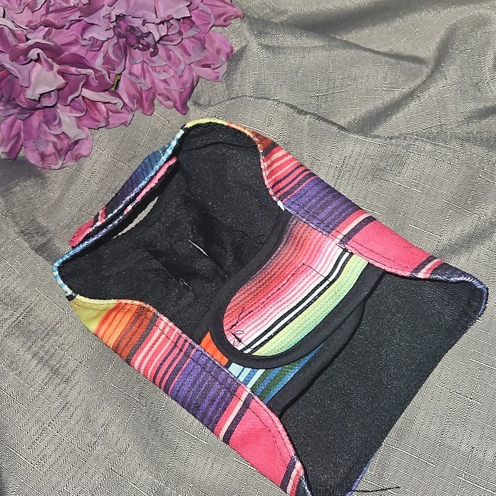 NIB Colorful Striped Dog Jacket Small